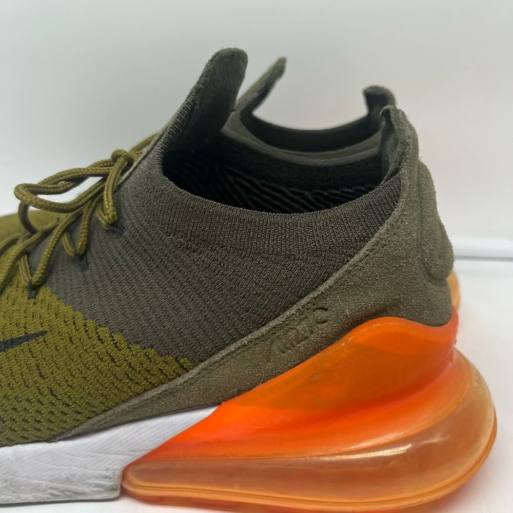 Nike Air Max 270 A01023-301 Men's Dark Green Running Sneakers Shoes Size US 11.5